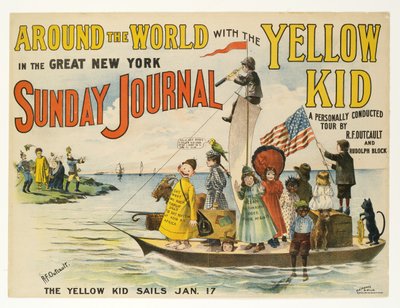 Alrededor del mundo con el Chico Amarillo, 1897 de Richard Felton Outcault